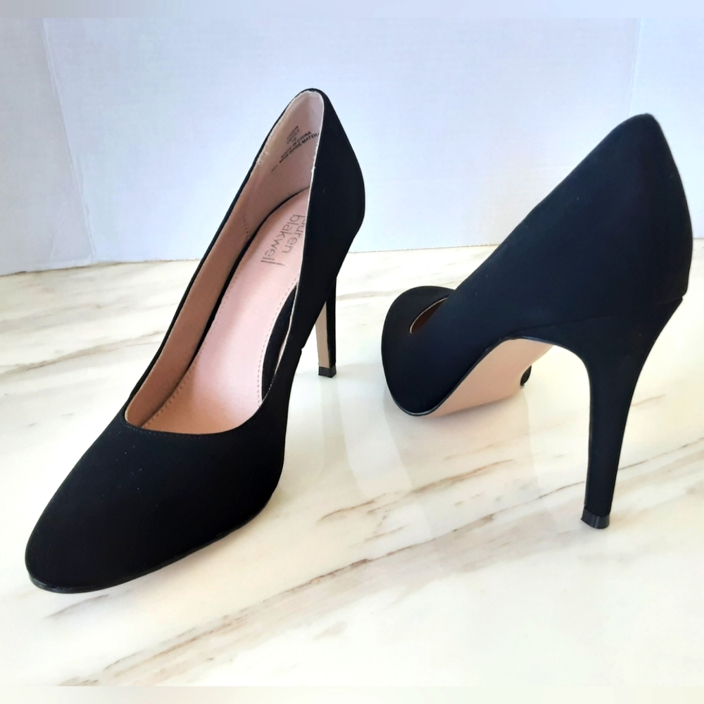 LAUREN BLAKWELL Cecily Faux Suede Stiletto Pumps Sz 10